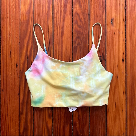 NWT Alice + Olivia Tie Dye Crop Tank L - Picture 2 of 4